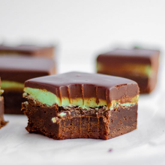 mint chocolate brownies - Recipe photo by freshaprilflours
