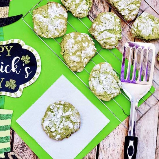 Green Crinkle Cookies Recipe - Recipe photo by sustain my cooking habit
