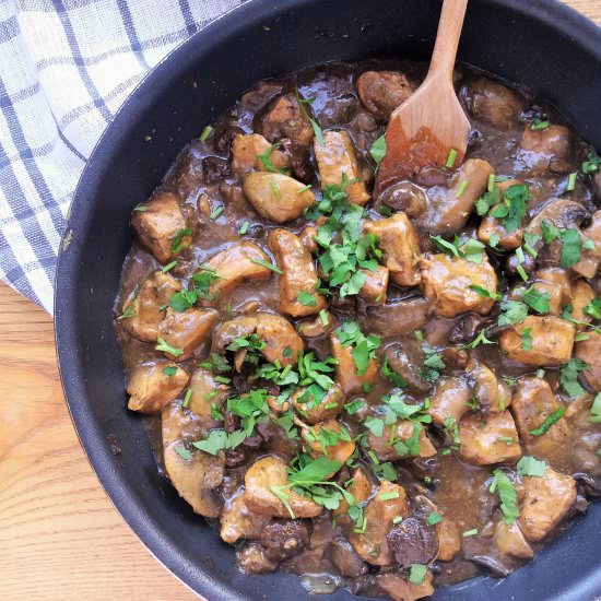 Chicken and Mushroom Skillet - Recipe photo by Lekcjewkuchni
