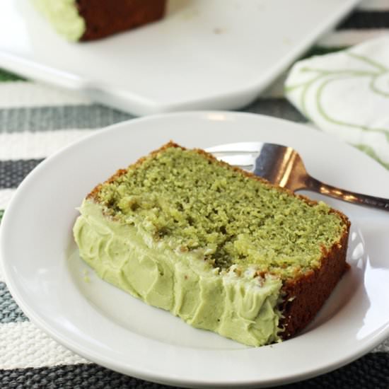 Matcha and lemon loaf cake - Recipe photo by Food Gal