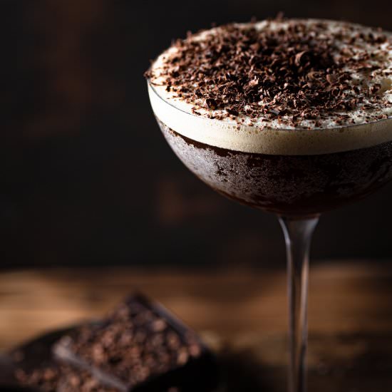 CHOCOLATE ESPRESSO MARTINI - Recipe photo by My Fat Me Ania