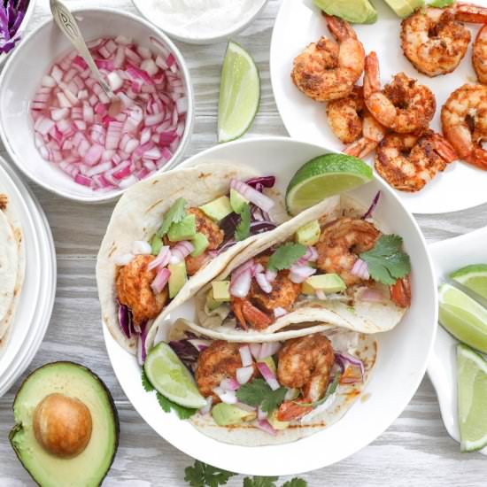 Blackened Shrimp Tacos - Recipe photo by jennyrawn