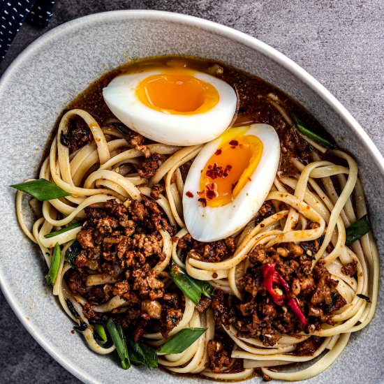 Easy Chinese "Dan Dan" Noodles - Recipe photo by olivesintheoven