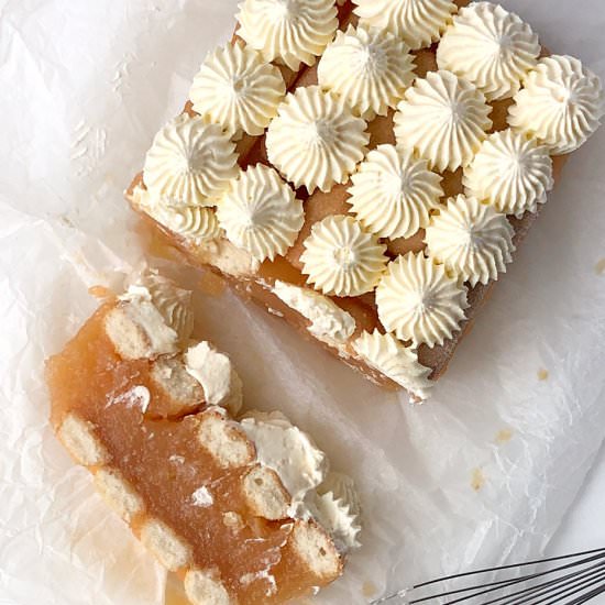 No-bake Apple Custard Pudding - Recipe photo by Allkitchencolours
