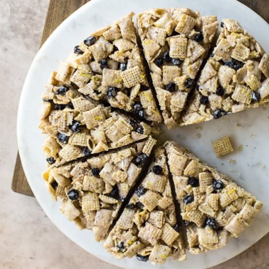 Blueberry Chex Krispie Treats - Recipe photo by thebeachhousekitchen