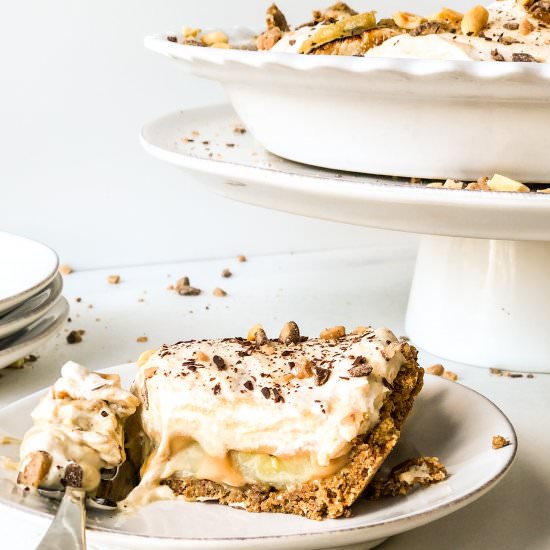 Ultimate Peanut Butter Banoffee Pie - Recipe photo by Hummingbirdthyme
