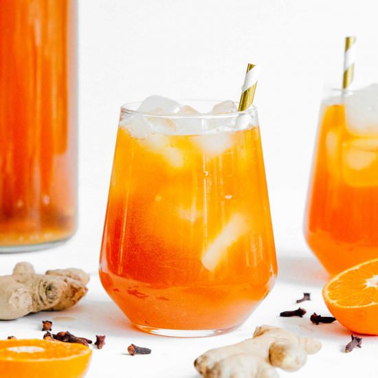 Ginger Ale Kombucha - Recipe photo by liveeatlearn