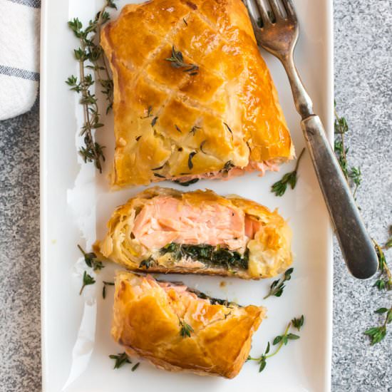 Salmon Wellington - Recipe photo by wellplated