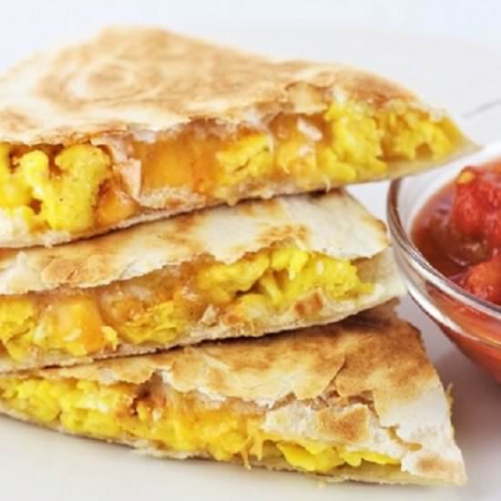 easy breakfast quesadillas - Recipe photo by nowcookthis