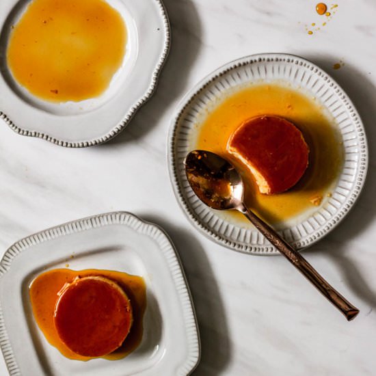 Grapefruit and Ricotta Flan - Recipe photo by gatheredatmytable