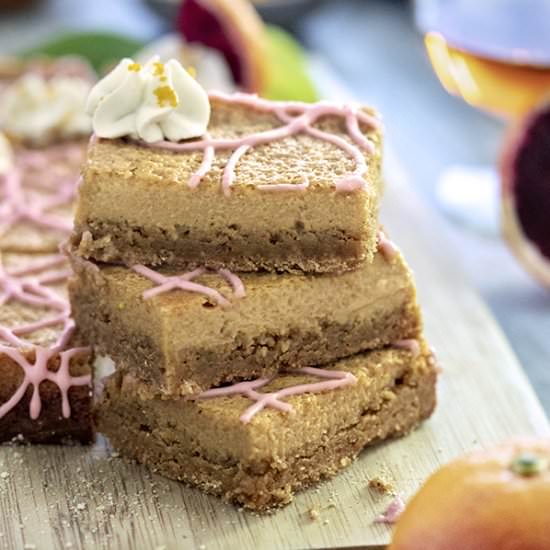 Blood Orange & Vanilla Bourbon Bars - Recipe photo by URBAN BAKES