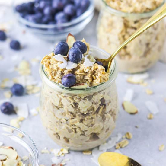 Overnight Protein Oats - Recipe photo by Colleen Christensen