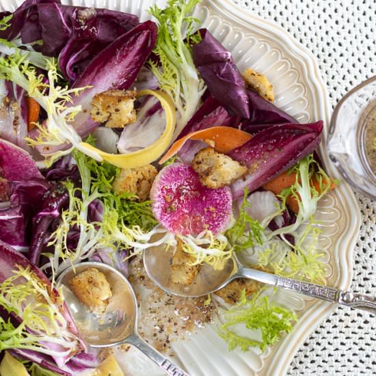 Grainy Mustard Vinaigrette - Recipe photo by a zest for life
