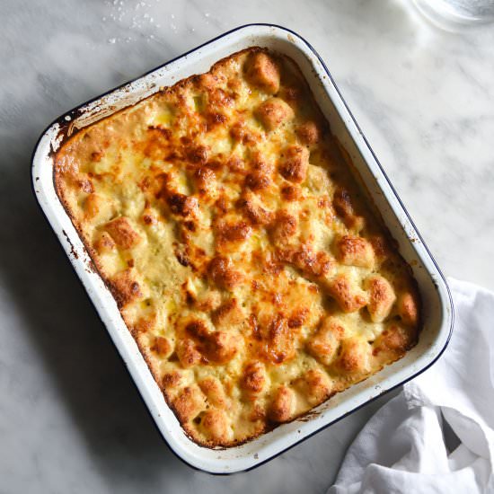 Gluten free gnocchi bechamel bake - Recipe photo by georgeats