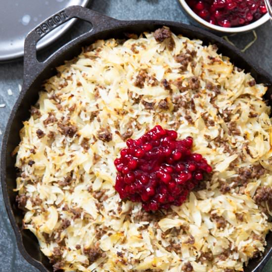 Finnish Cabbage Casserole - Recipe photo by foodandjourneys