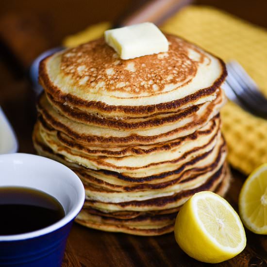 Light & Fluffy Lemon Ricotta Pancakes - Recipe photo by dudethatcookz
