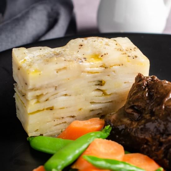 Potato Pave (Potato Stack) - Recipe photo by lostinf00d