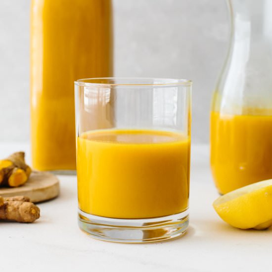 Jamu Juice (Turmeric Ginger Drink) - Recipe photo by Downshiftology