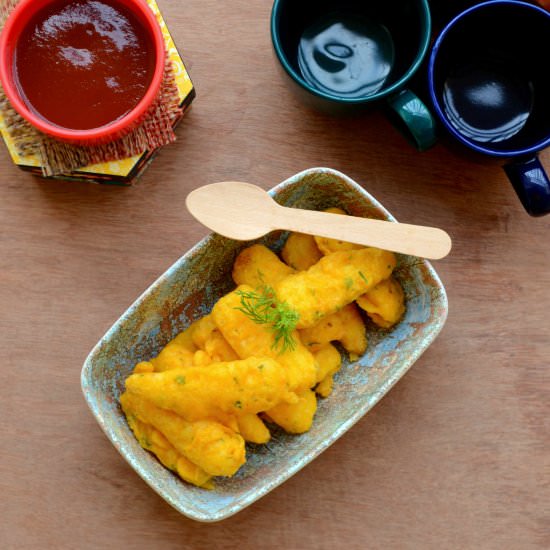 Crispy Baby Corn Fritters - Recipe photo by hariniaravind
