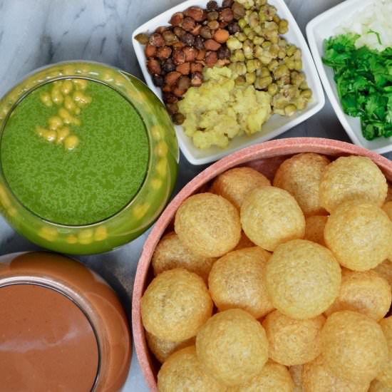 PANI PURI - Recipe photo by myvegetarianroots