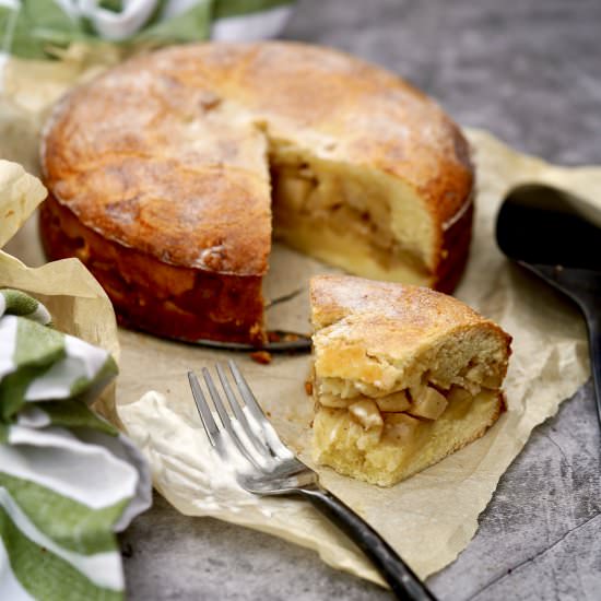 Irish Apple Cake - Recipe photo by simmerandsauce