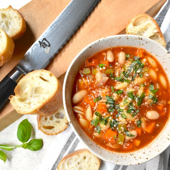 Pasta Fagioli - Recipe photo by toopreciousforprocessed