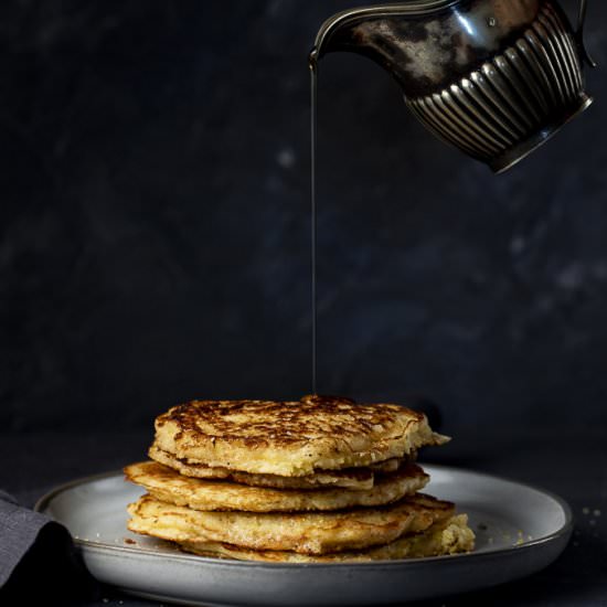 How to Make Cornmeal Pancakes - Recipe photo by Went Here 8 This
