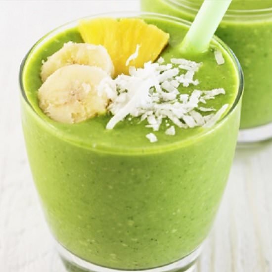 tropical green smoothies - Recipe photo by nowcookthis