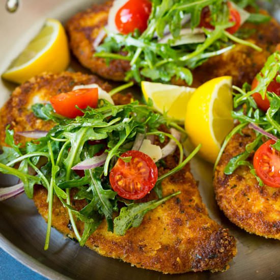 Chicken Milanese - Recipe photo by dinneratthezoo