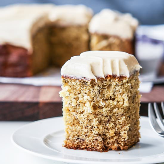 Brown Butter Banana Cake - Recipe photo by Candy Jar Chronicles