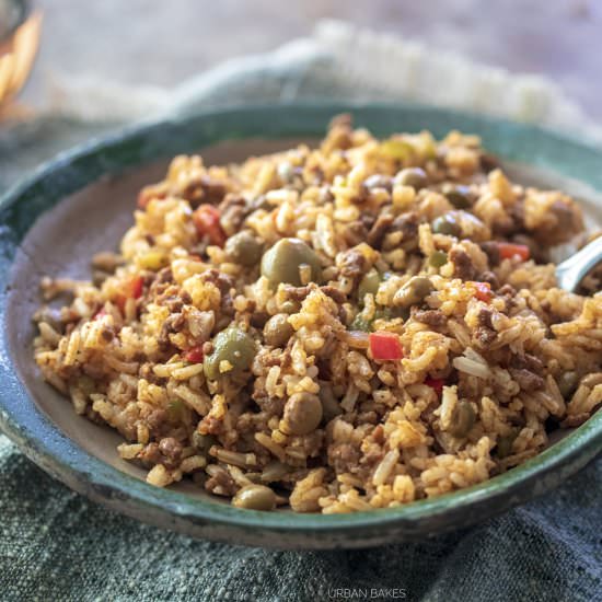 Mom’s Arroz con Gandules - Recipe photo by URBANBAKES