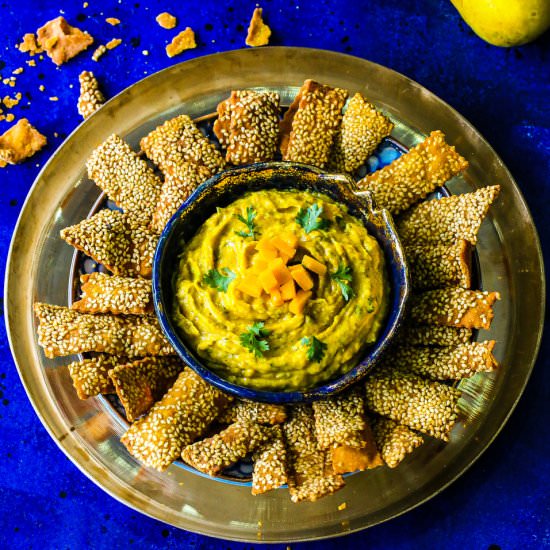 Mango and Lentil Dip - Recipe photo by thepeppercook