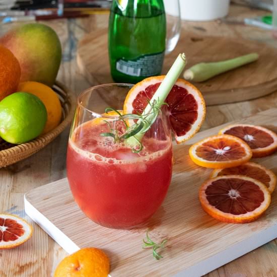 Easy Blood Orange Mocktail - Recipe photo by LinsFood