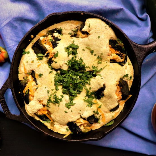Baked Chile Relleno Casserole - Recipe photo by veryveganval