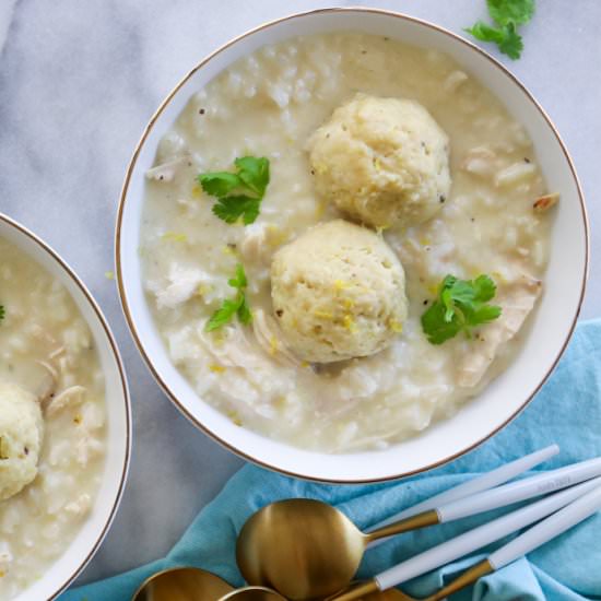 Chicken Lemon Rice Soup - Recipe photo by WhatJewWannaEat