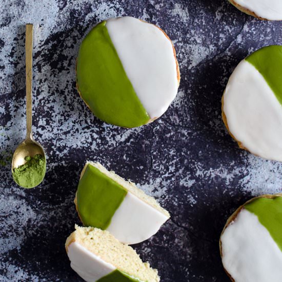 Matcha and white cookie - Recipe photo by cherryonmysundae