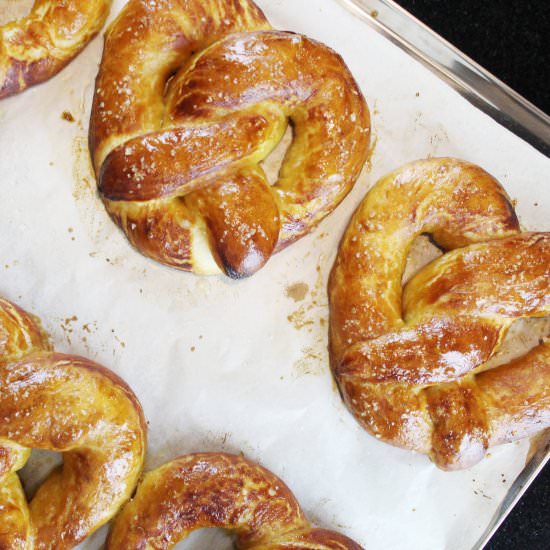 Soft pretzels - Recipe photo by hornoMX
