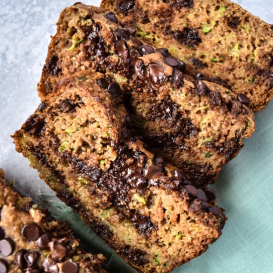 Best Ever Healthy Zucchini Bread - Recipe photo by servingupsimplicity
