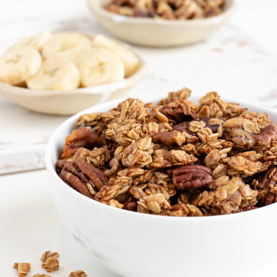 Banana Bread Granola - Recipe photo by purelykaylie