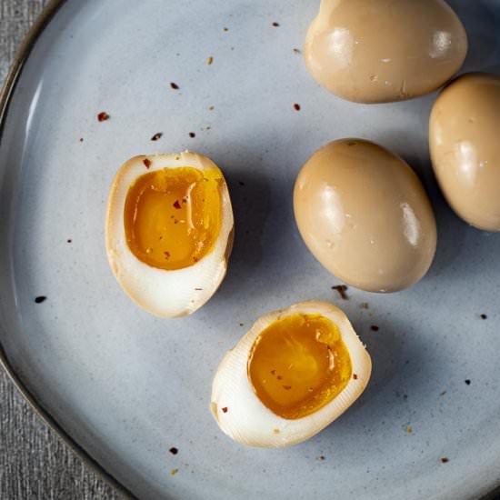 Soft Boiled Ramen Eggs - Recipe photo by Went Here 8 This