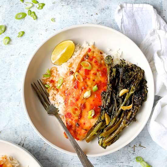 Thai Sweet Chili Fish - Recipe photo by fromachefskitchen