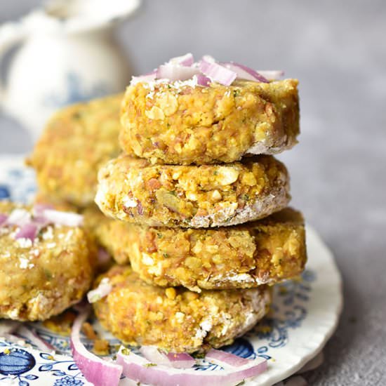 Quick Lentil Burgers - Recipe photo by Woman in Real Life