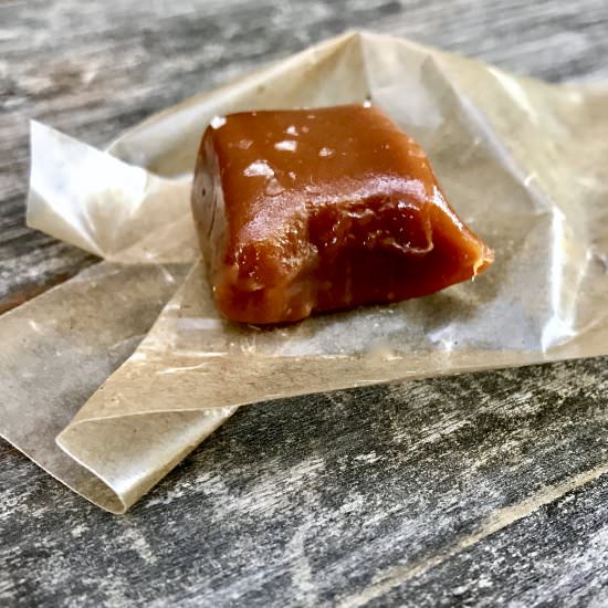 Salted Caramels - Recipe photo by simmerandsauce