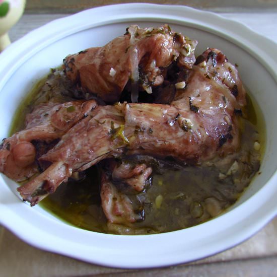 Stewed rabbit - Recipe photo by Food From Portugal
