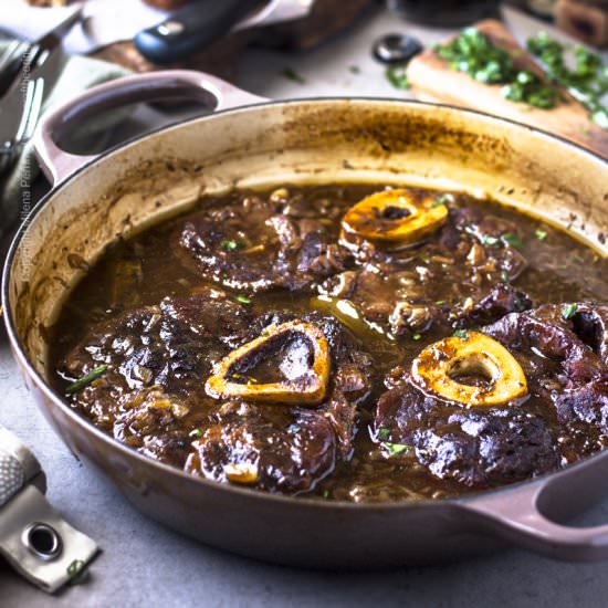 Osso Buco with Guinness & Onions - Recipe photo by Craft Beering