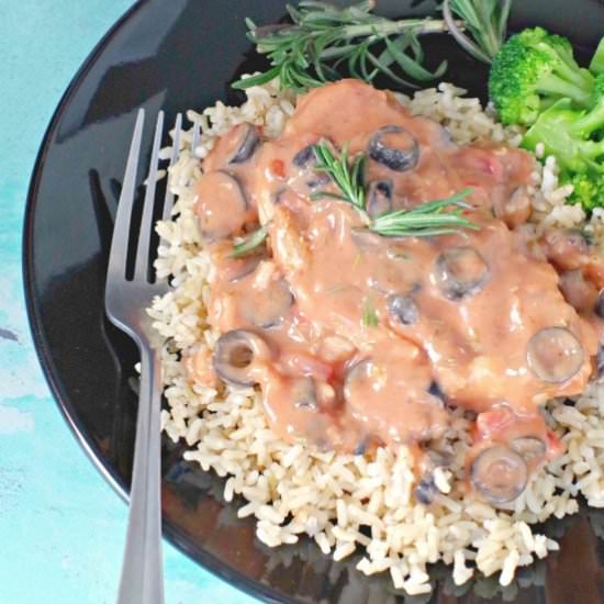 Pork with Mushroom Salsa Sauce - Recipe photo by Food Meanderings