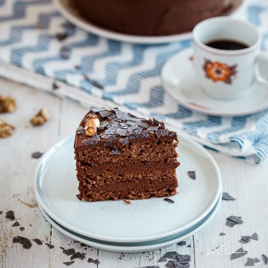 Keto Chocolate Walnut Cake – Garash - Recipe photo by daniscookings