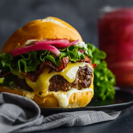 Homemade Burger Recipe - Recipe photo by MunchkinTime