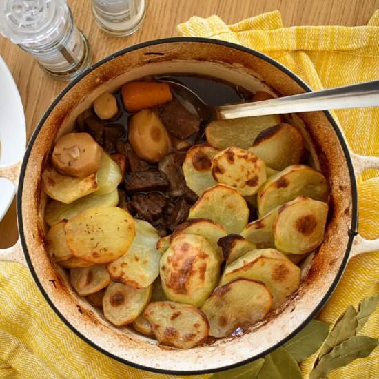 Leftover Roast Beef Hotpot - Recipe photo by donnadundasblog