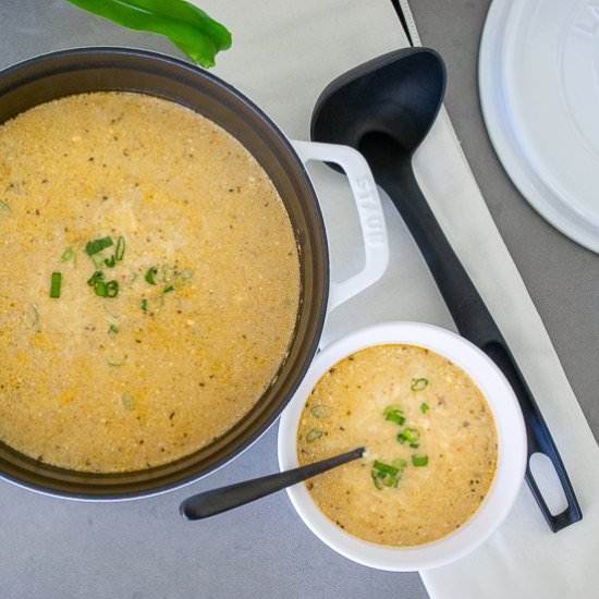 Green Chili Chicken Enchilada Soup - Recipe photo by House of Elyn Ryn